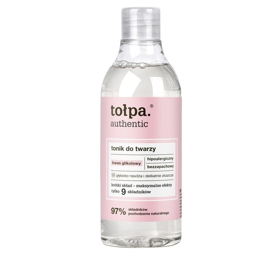Tolpa Authentic Facial Tonic with Glycolic Acid Daily Micro-Exfoliation 200ml
