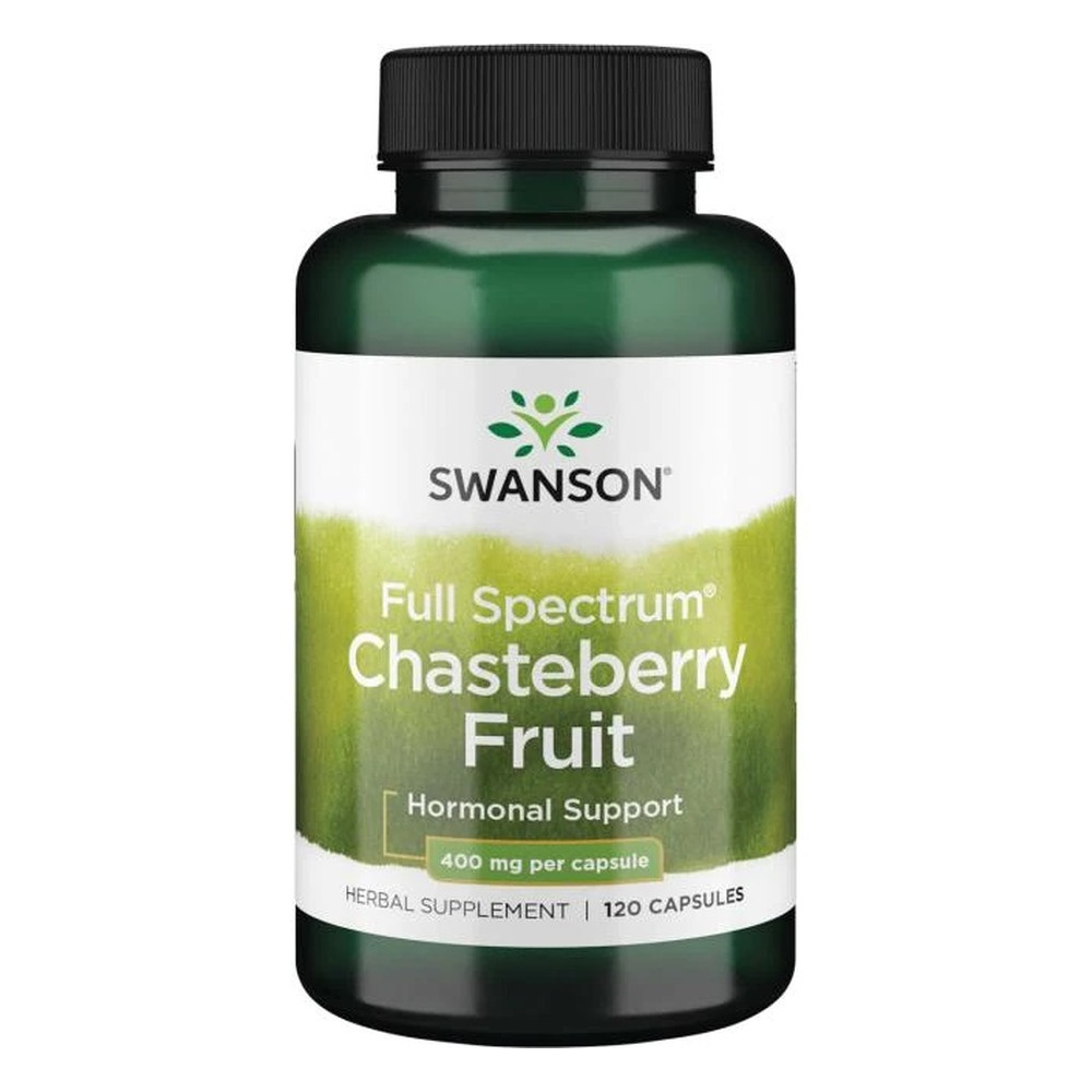 Swanson Full Spectrum Chasteberry Fruit 400mg 120 Kapsułek