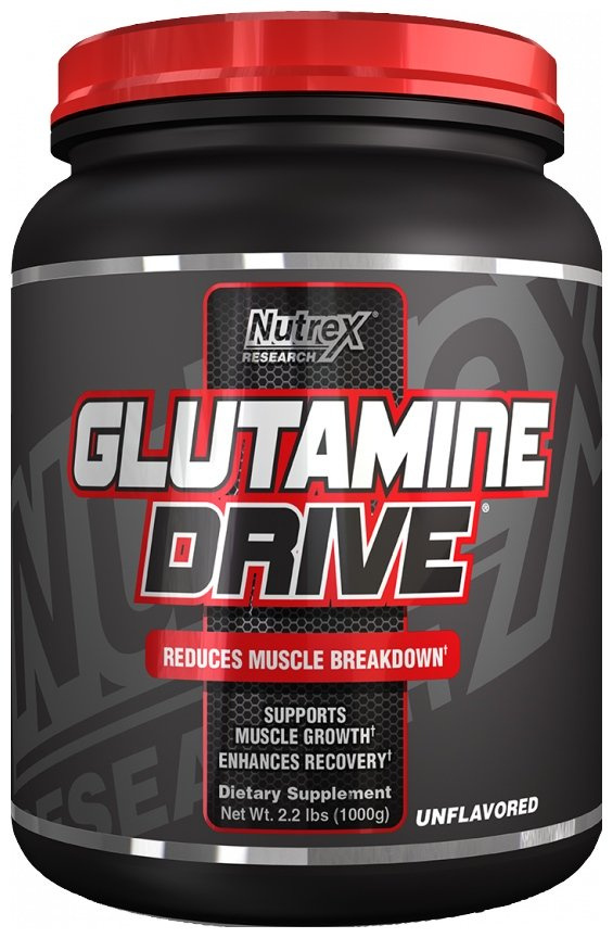 Nutrex Glutamine Drive Glutamina w Proszku Bezsmakowa na Regenerację Mięśni 1000g