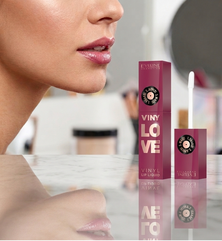 Eveline VinyLove Liquid Vinyl Lipstick with Gloss Effect No. 10 Blushy 4ml