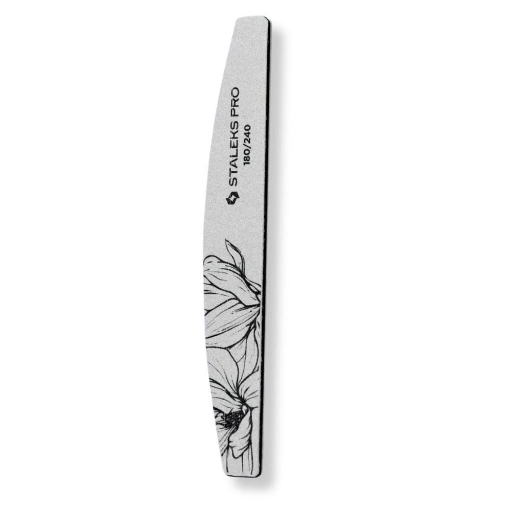 Staleks Pro Expert 40 Półksiężycowy Pilnik Mineralny do Paznokci 180/240 1szt