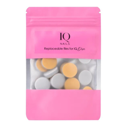 IQ Nails Gąbki do Polerowania Paznokci 20mm 25 szt.
