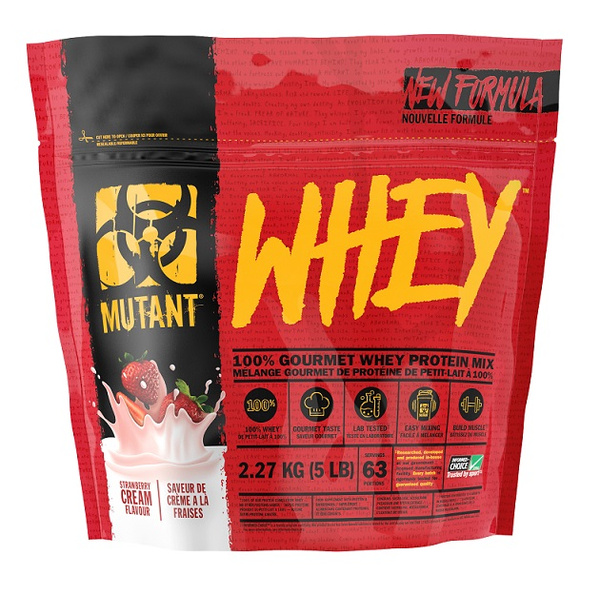 Mutant Whey Protein Supplement Strawberry Cream 2270g
