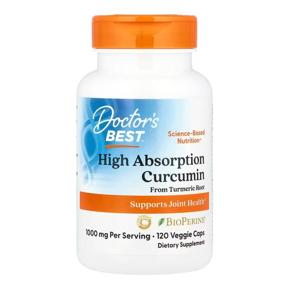 Doctor's Best High Absorption Kurkumina From Turmeric Root with C3 Complex & BioPerine, 1000mg Kapsułki 120 kapsułek