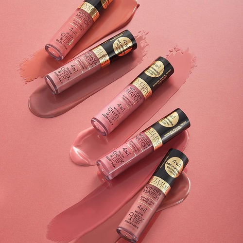 Eveline Wonder Match Cheek & Lip 4in1 Blush and Liquid Lipstick No.2 4.5ml
