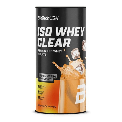 BioTechUSA Iso Whey Clear Whey Protein Isolate Peach Ice Tea 400g