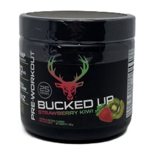 Bucked Up Pre-Workout Strawberry Kiwi For Energy and Muscle Pump 290g
