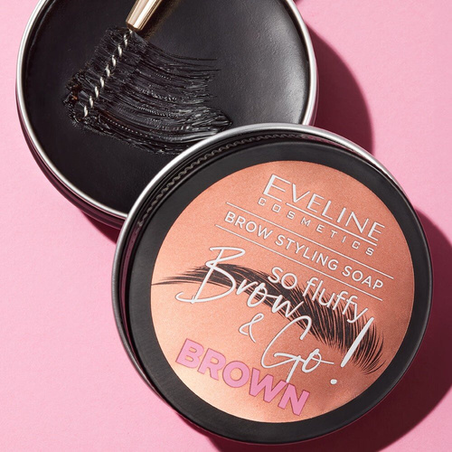Eveline Brow & Go Mydło do Stylizacji Brwi Brown 25g