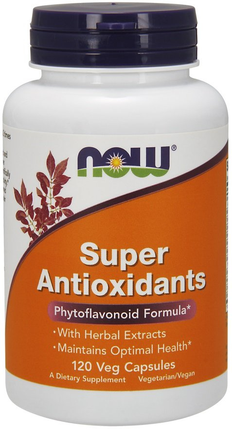 NOW Foods Super Antioxidants for Optimal Well-being 120 Veg Capsules