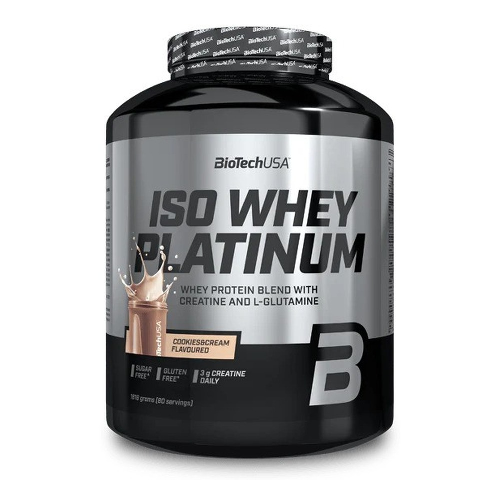 Iso Whey Platinum, Cookies & Cream - 1816g