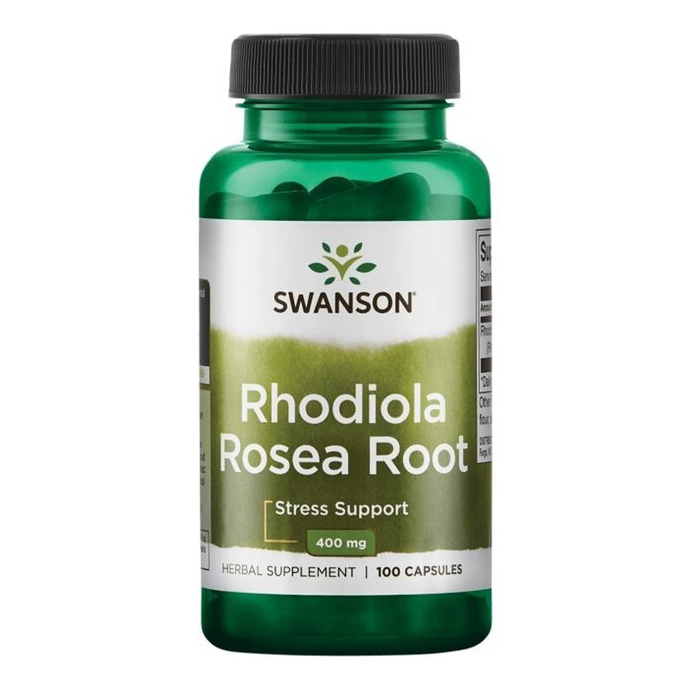 Swanson Rhodiola Rosea Root Różeniec Górski Korzeń 400mg 100 Kapsułek