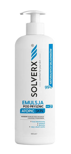 Solverx, Atopic Skin, shower emulsion, 250ml