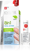 Eveline Nail Therapy Total Action 8in1 Concentrated Conditioner for Sensitive Nails 12ml
