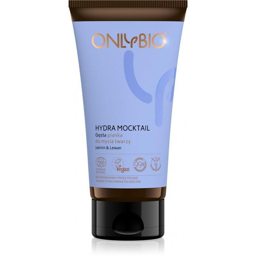 OnlyBio Hydra Mocktail Thick Face Cleansing Foam with Jasmine and Levan for All Skin Types 150ml