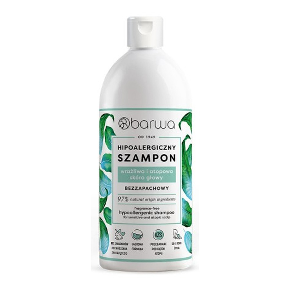 Barwa Hypoallergenic Fragrance-Free Shampoo 400ml