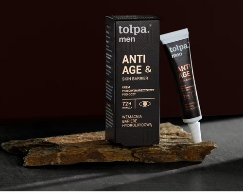 Tolpa Men Anti Age i Bariera Skóry Przeciwzmarszczkowy Krem pod Oczy 10ml