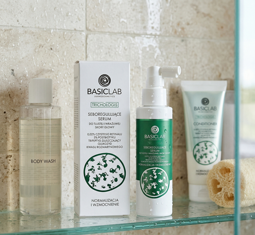 BasicLab Seboregulating Serum for Oily and Sensitive Scalp 100ml