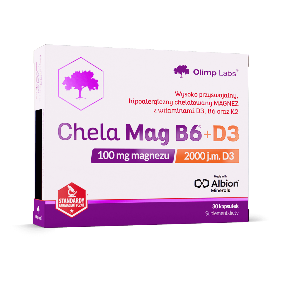 Olimp Chela-Mag B6 + D3 30 Kapsułek