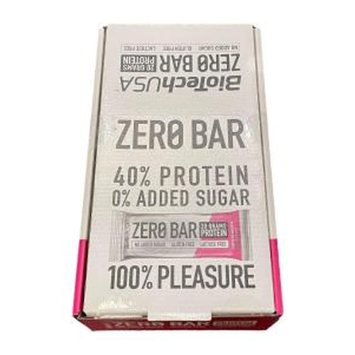 BioTechUSA Zero Bar Protein Bar, Chocolate-Marzipan 20 x 50g