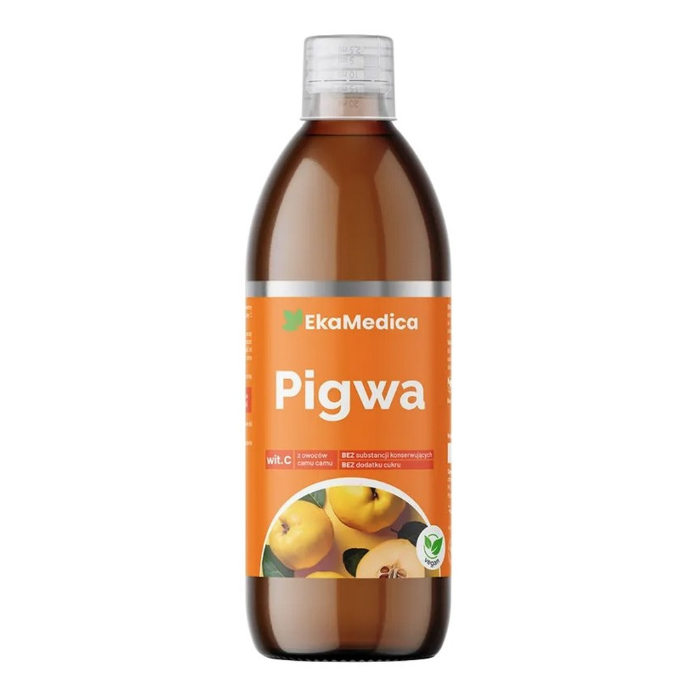 EkaMedica Naturalny 100% Sok Z Owoców Pigwy Pospolitej Wzmacnia Odporność 500ml