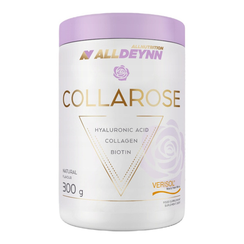 Allnutrition AllDeynn Collarose Naturalny Kolagen w Proszku na Zdrową Skórę i Włosy 300g