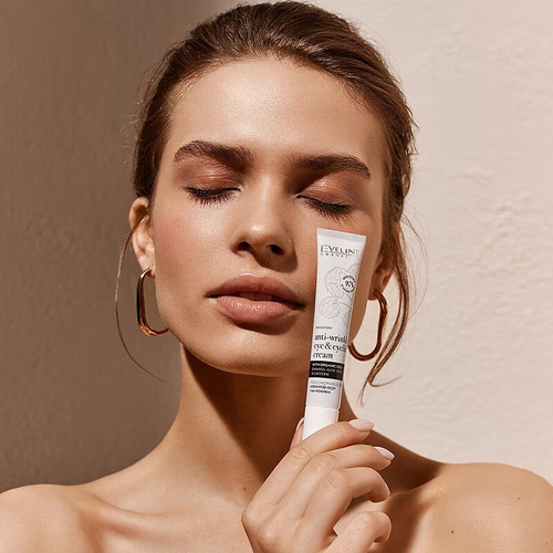 Eveline Organic Gold Przeciwzmarszczkowy Krem pod Oczy i na Powieki z Cica Bananem i Aloesem 20ml