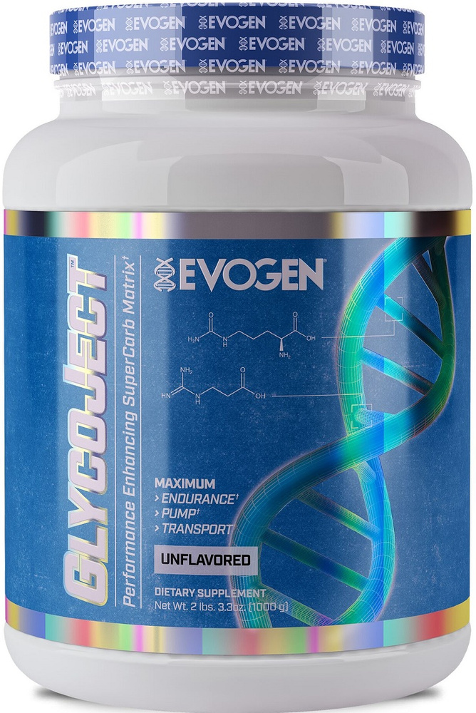 Evogen GlycoJect Bezsmakowa Odżywka Węglowodanowa w Proszku Na Pompę Mięśniową i Regenerację 1000g
