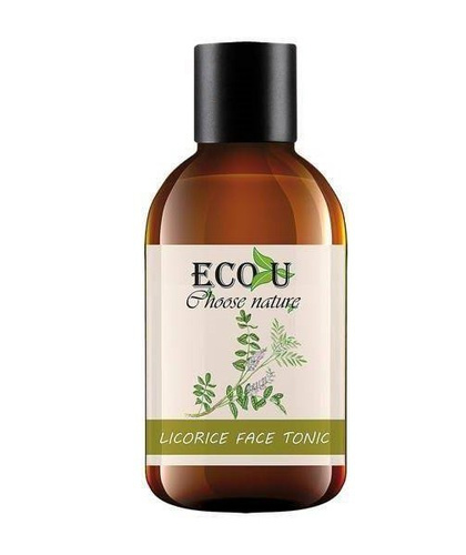Eco U Regenerujący Tonik do Twarzy na Bazie Naturalnych Wyciągów Ziołowych z Lukrecja 200ml Best Before 15.11.26