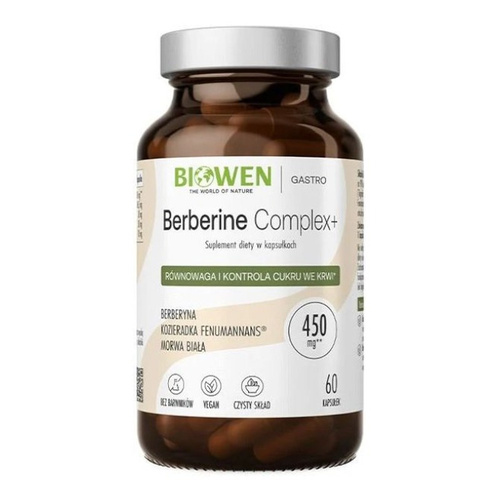 BIOWEN Berberine Complex+ 510 mg, 60 capsules