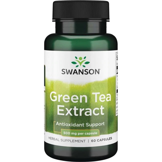 Swanson Green Tea Extract 500mg 60 Capsules