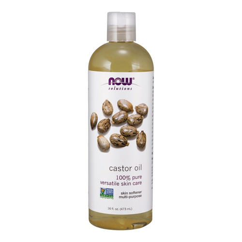 NOW Foods Castor Oil 100% Pure for Skin and Hair 473ml