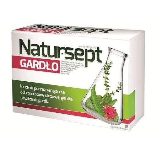Aflofarm Natur-Sept Throat 18 Pieces Best Before 30.11.26