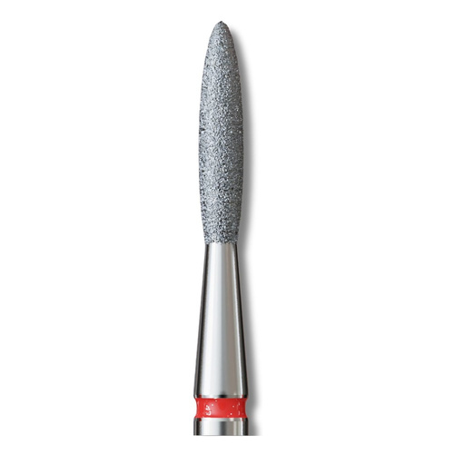 IQ Nails Diamond Nail Drill Bit Long Flame Shaped Fine 1.8mm 243R.514.018