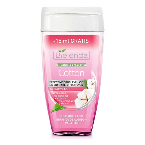 Bielenda Cotton Delikatny Dwufazowy Płyn do Demakijażu 140ml