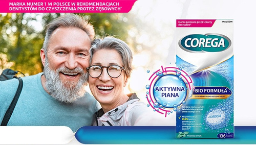 Corega Tabs Cleaning Tablets for Dentures, Braces and Orthodontic Accessories 6 Pieces