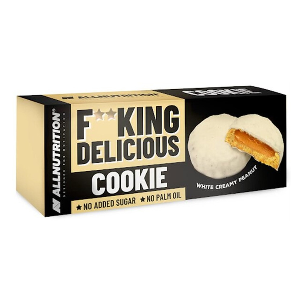 Allnutrition Fitking Delicious Cookie White Creamy Peanut Shortbread Cookies 128g