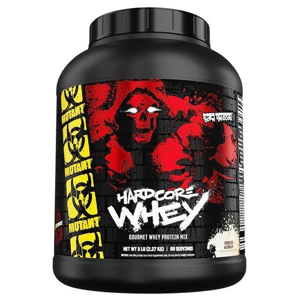 Mutant Hardcore Whey Protein Cookies and Cream For Muscle Mass Building 2270g