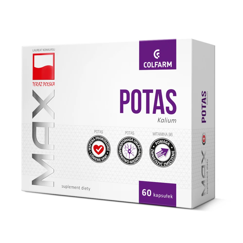 Colfarm Potas 333 mg 60 Kapsułek