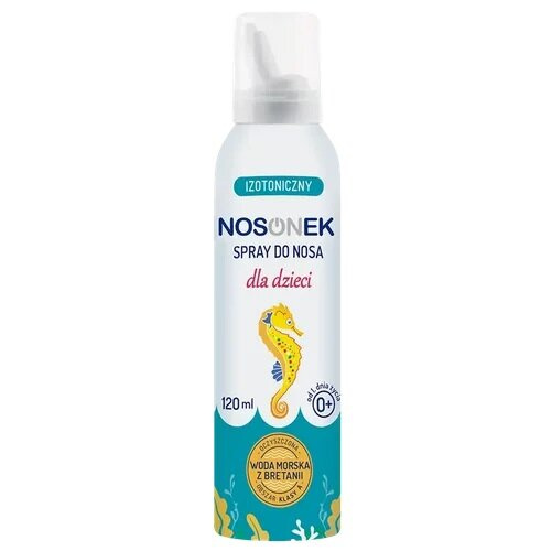 Nosonek Izotoniczna Woda Morska dla Dzieci od 1. Dnia Życia w Sprayu 120ml