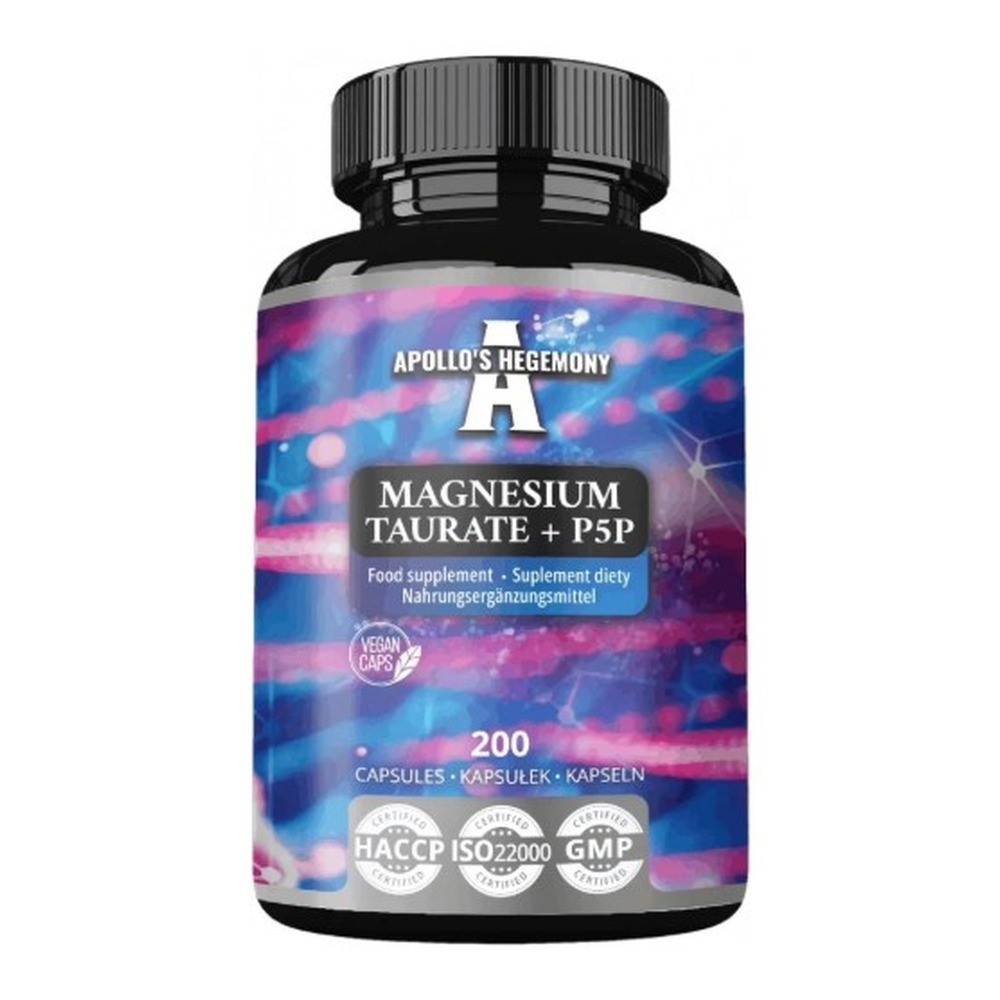 Apollo's Hegemony Magnesium Taurate + P5P 200 Capsules