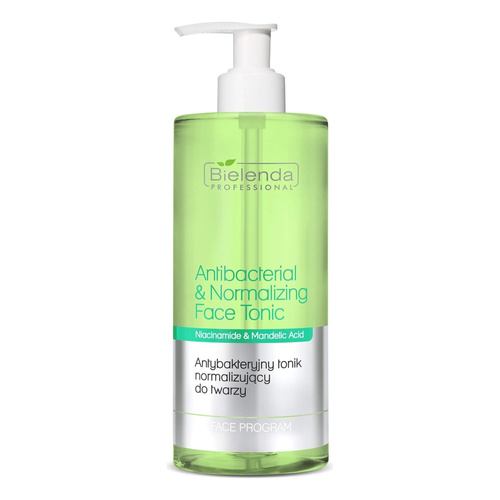 Bielenda Professional Face Antibacterial Program Normalizing Tonic with Mandelic Acid and Niacinamide for Problematic Skin 500ml