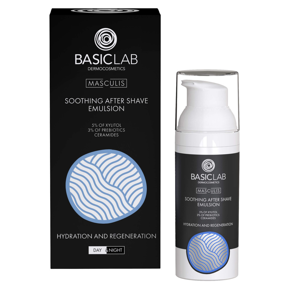 BasicLab Masculis Łagodząca emulsja po goleniu 50ml
