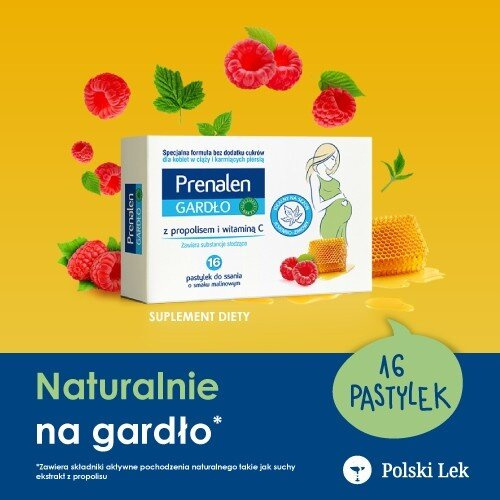 Prenalen Throat Lozenges for Pregnant and Breastfeeding Women 16 Pieces