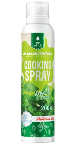 AllNutrition Cooking Spray Nowoczesny Olej Rzepakowy w Sprayu Bazylia 200ml