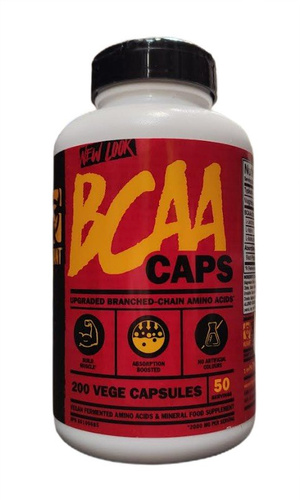 Mutant BCAA Caps For Muscle Recovery 200 Vcaps
