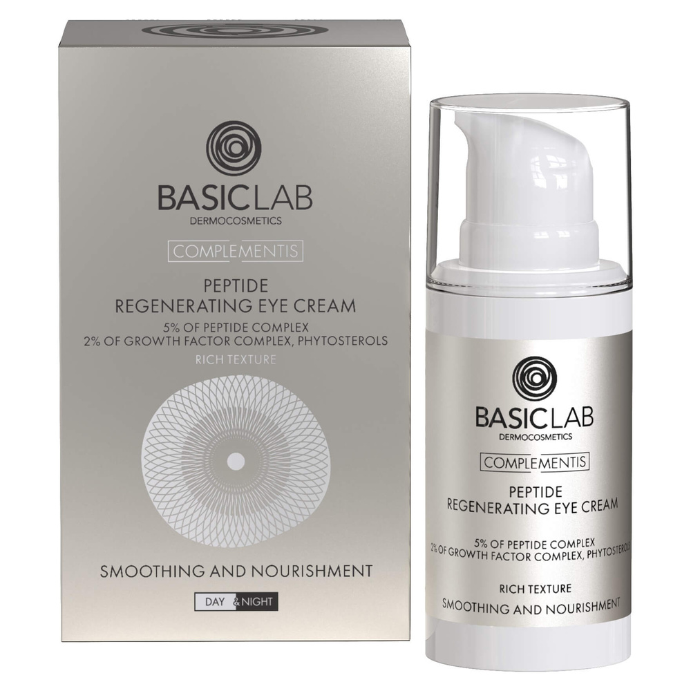 BasicLab Dermocosmetics Complementis Peptydowy Regenerujący Krem pod Oczy 15ml
