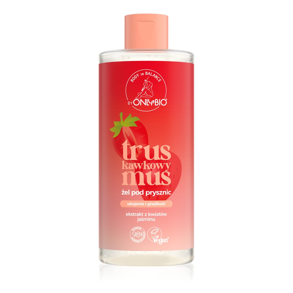 OnlyBio Body in Balance Żel pod Prysznic Truskawkowy mus 300ml