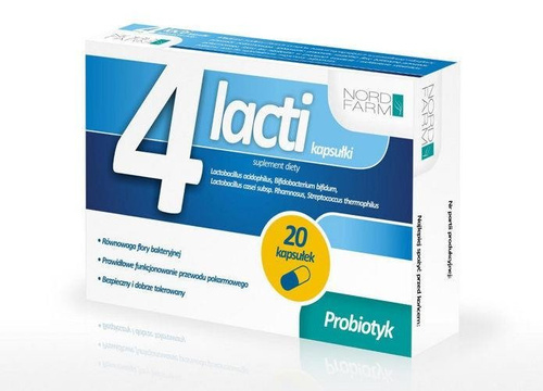 4 Lacti capsules, 20pcs