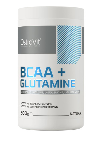 OstroVit BCAA + Glutamine, Natural - 500g