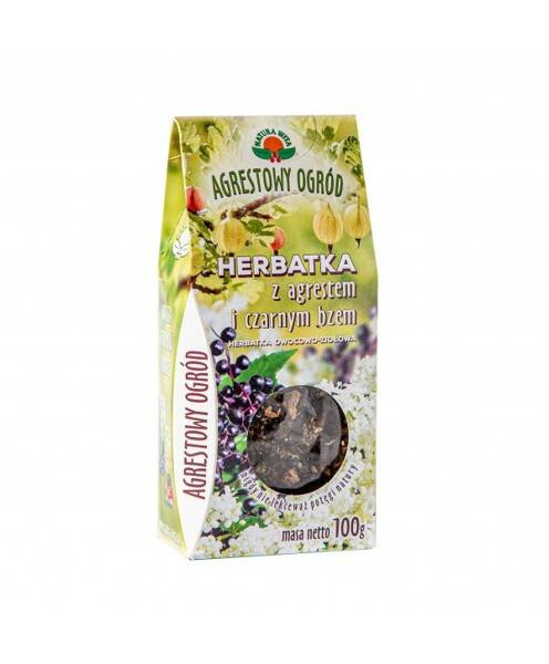 Natura Wita Fruit and Herb Tea Gooseberry and Elderberry 100g Best Before 31.08.26